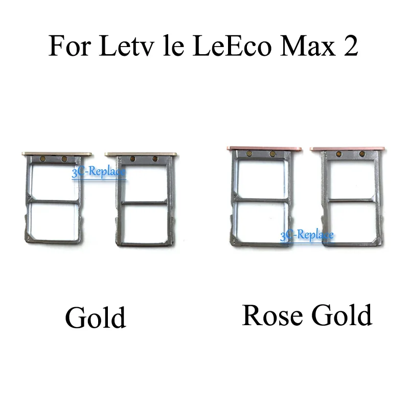 Оригинальный Золотой/серый/розовое золото для Letv LeEco Le max2 max 2x820 лоток sim карты