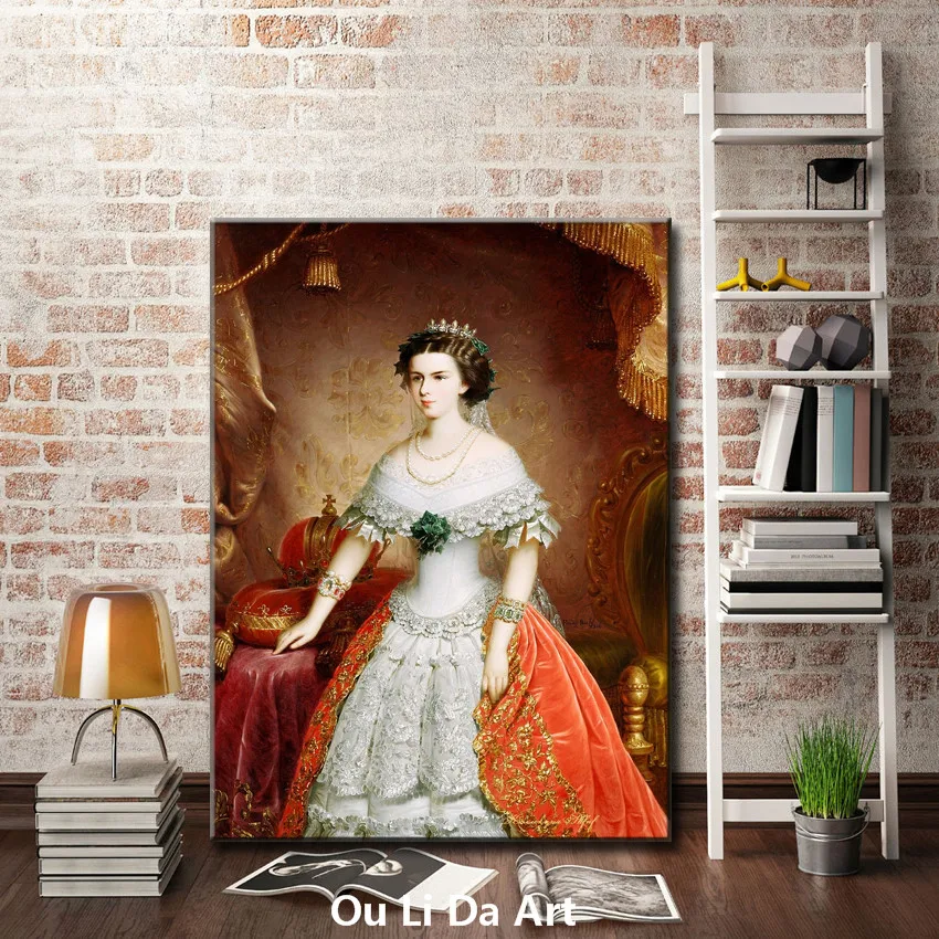 

classical court figures princess portrait dame oil paintings canvas printing printed on canvas wall art decoration picture