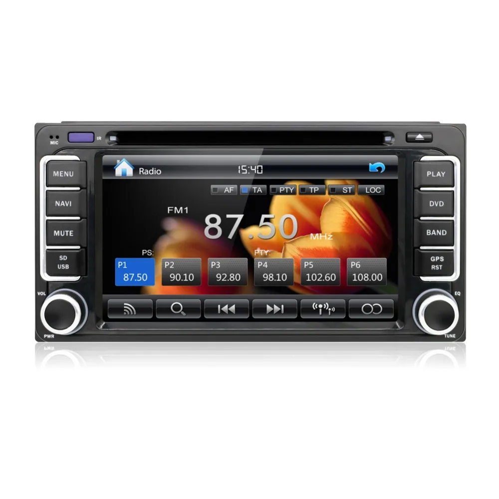200*100 Автомобильный dvd Радио стерео видео плеер gps для Toyota Hilux VIOS Camry Corolla Prado RAV4 2003 2004