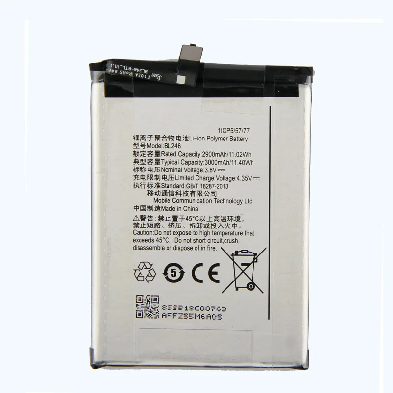 Оригинальный высококачественный аккумулятор BL246 для Lenovo VIBE Shot Z90 Z90-7 z90a40 3000 мАч |