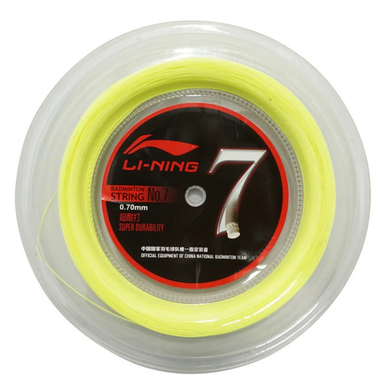 Li-Ning струн для бадминтона 200 метров Китай сборной подкладка № 1/5/7 большой рулон прочность отталкивания Мощность чистая L276OLB