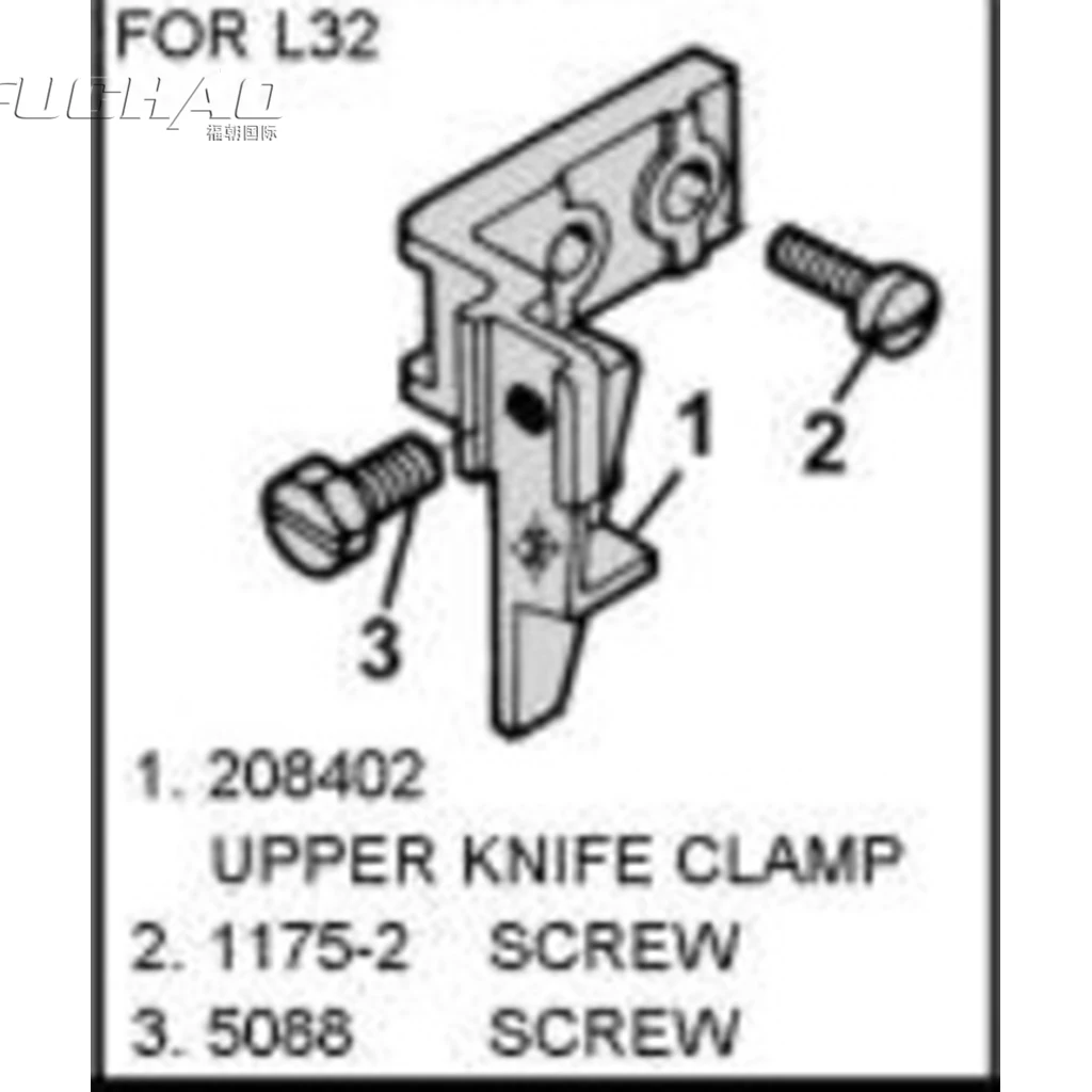 208402 ВЕРХНИЙ НОЖ ЗАЖИМ (JZ 30221)|clamp union|clamp on ground testerclamp circuit |