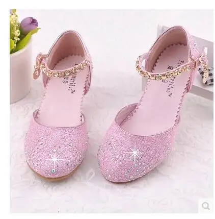 

Spring Summer Autumn Festival Girls Sandals Children High Heels Women Shoes For Girls Crystal Sandals GUINEA PIGS 3 - 12 years