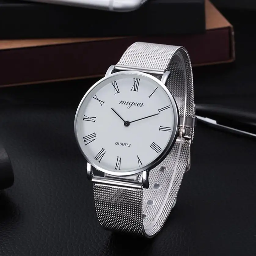 

2018 Luxury Women Metal Mesh Watch Simplicity Classic Wrist Fashion Casual Quartz Business Women's Watches Relogio Masculino #D