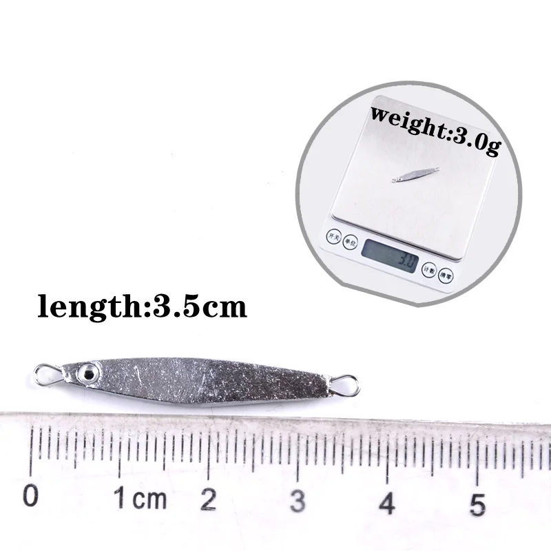 Рыболовная приманка 2 шт. 3g 3 5 см. для плавания ложка приманки металлическая джиг