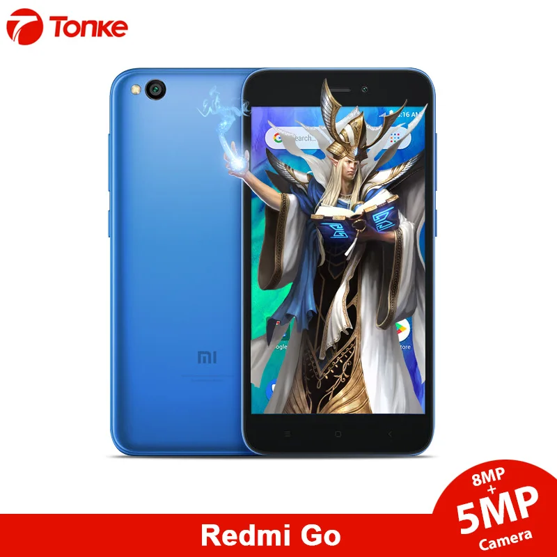 Глобальная версия сотовый телефон Xiaomi Redmi Go 8 GB rom 1 ram Snapdragon 425 quad core 16:9 1280x720