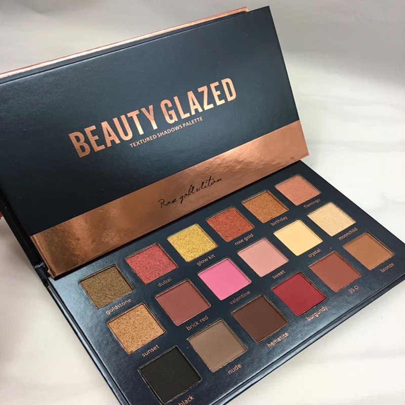 Beauty Glazed 18 цветов Легкий в использовании макияж мерцающие тени для век матовые