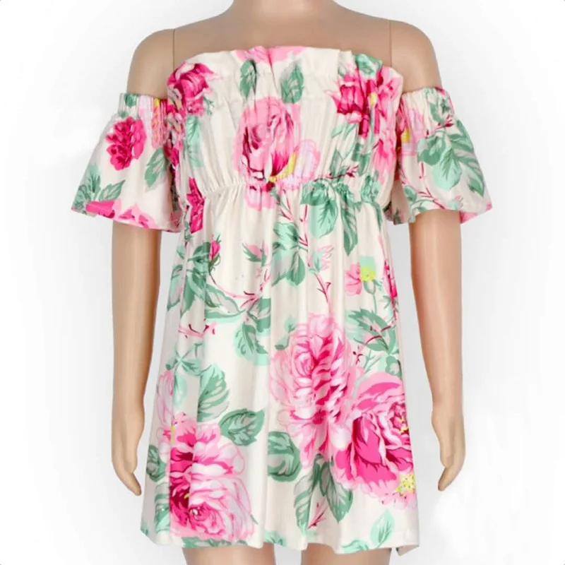 Платья для мамы и дочки длинное платье без рукавов с цветочным рисунком одежда