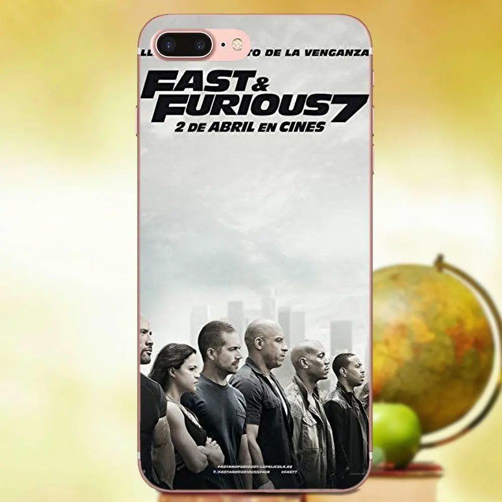 Быстрый и яростный 7 Paul Walker для Apple iPhone X XS Max XR 4 4S 5 5C 5S SE 6 6S 8 Plus Мягкий ТПУ чехол