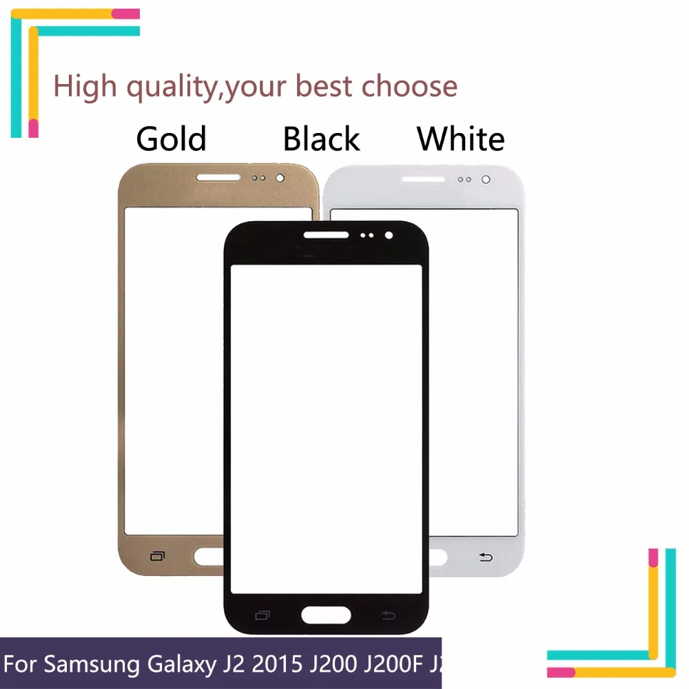 10 шт. сенсорный экран для Samsung Galaxy J2 2015 J200 J200F J200H J200M J200Y передняя панель стеклянная