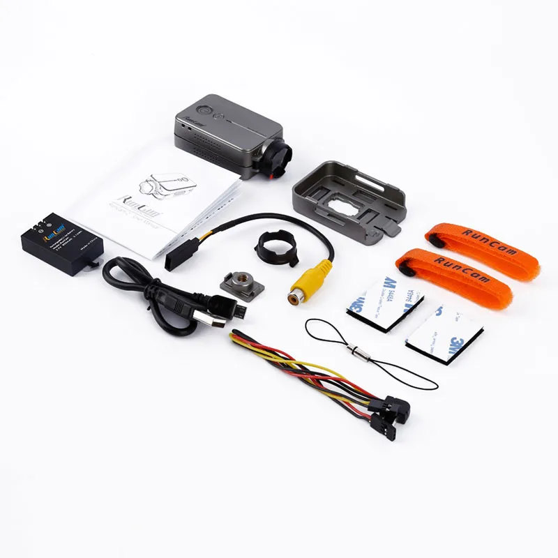 100% оригинальный новый RunCam 2 fpv HD камера AV out FPV RunCam2 1080P 120 Угол WiFi для гоночного дрона