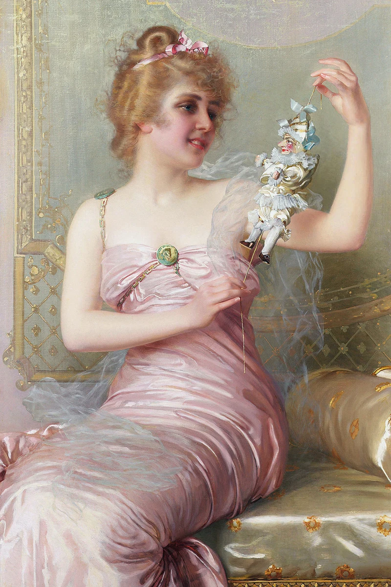 

Classical figurative painting canvas portrait art poster beauty picture painting elegant lady portrait modernn home decor