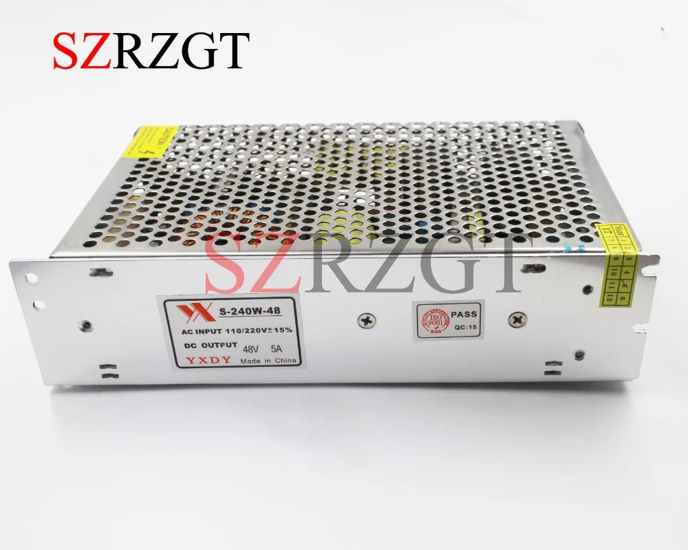 AC 100 260V к DC 48V 5A 240W переключатель питания Драйвер адаптер светодиодные полосы