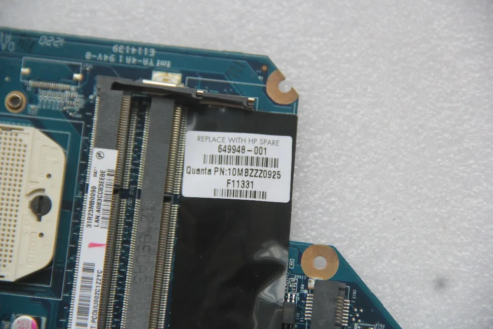 649948-001 материнская плата для ноутбука HP Pavilion G4 G6 G7 R23 DA0R23MB6D1 DDR3 полностью