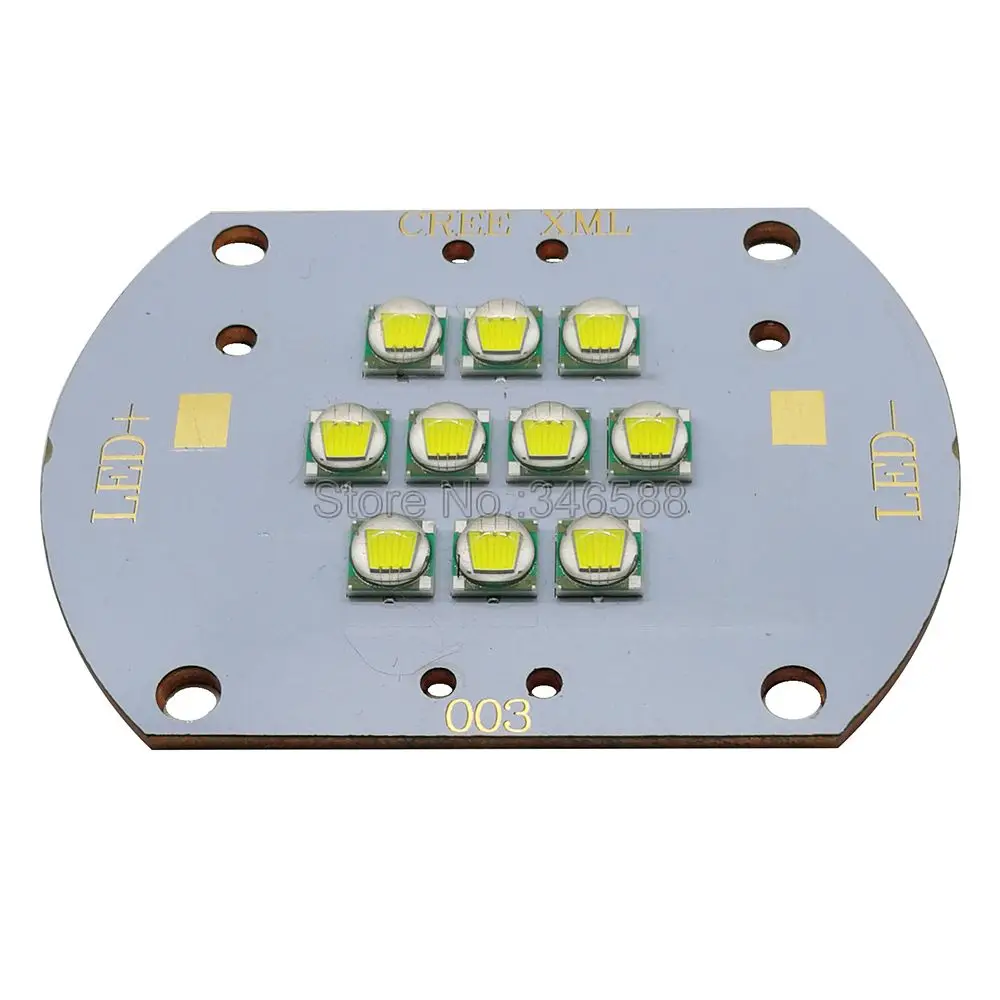Cree XLamp 100 Вт XM L XML T6 холодный белый теплый нейтральный королевский синий DC 30 В 36 3A