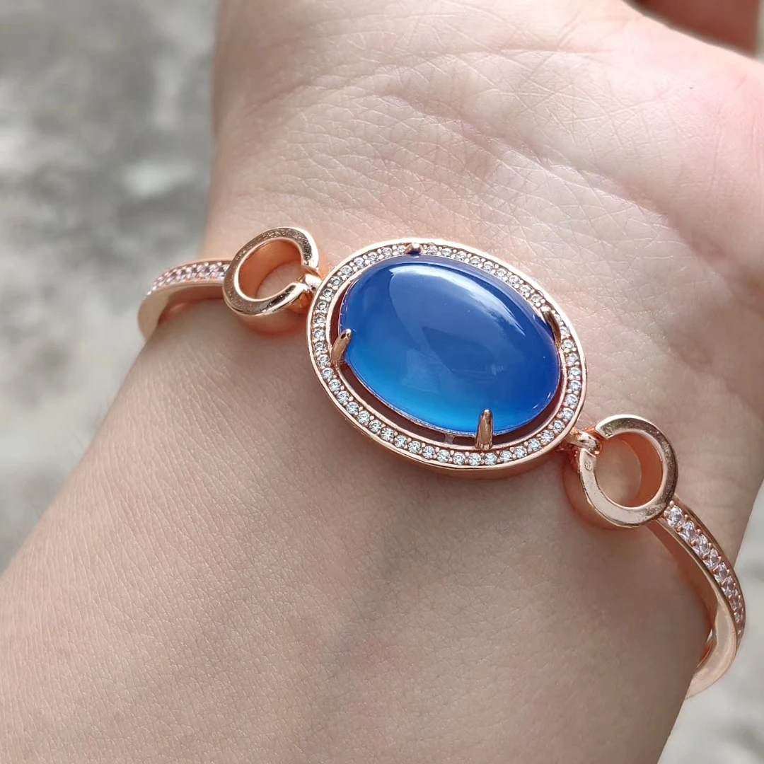 Халцедон Браслет агат халцедон инкрустация сплав|gift gifts|fashion jewelrygift accessories |