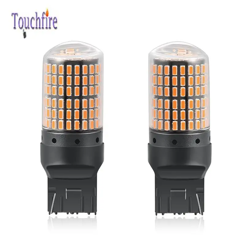 Лампы 1156 P21W BA15S PY21W BAU15S BAY15D T20 Canbus 2 шт. 3014 144SMD лампы заднего тормоза светильник