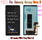 WEIDA 6,3 дюйма для Samsung Galaxy Note 8 N9500 N950FD N950U ЖК-дисплей с сенсорным экраном дигитайзер в сборе 5,7 дюйма Note 7 N930F N935F ЖК-дисплей