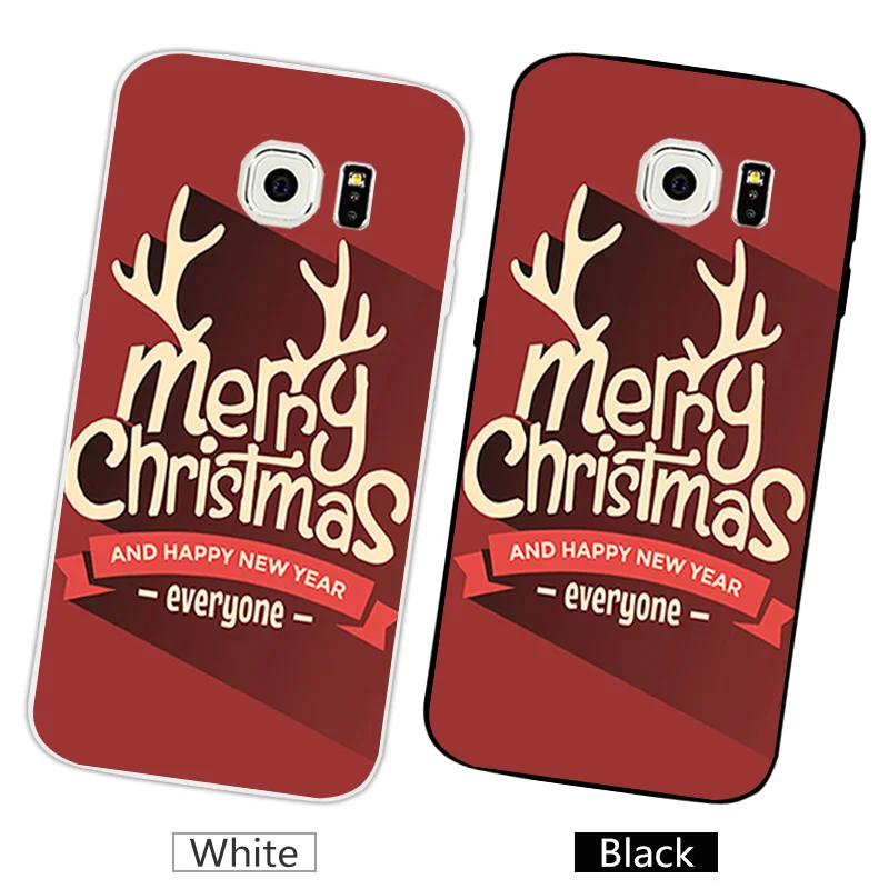 Для Samsung Galaxy S6 Edge Fundas 5 1 &quotдля рождественской ночи Coque чехол для G925 G925F G925H G925i |