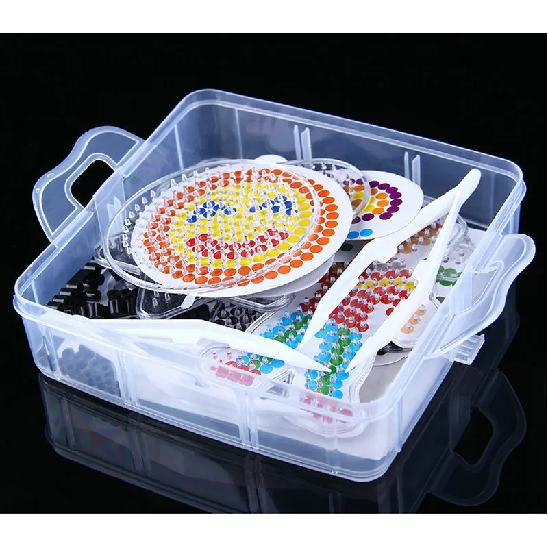 Набор 9000 для отправки 6 шаблонов Hama Beads Fuse High головоломка 2017 DIY Perler учебные бусины