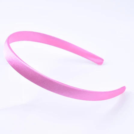 Baby pink 20 шт./лот 1,5 см широкий обруч для волос ленты для женщин Детская повязка для волос аксессуары для волос атласная лента для волос повязка на голову макияж Спорт - Цвет: Baby pink