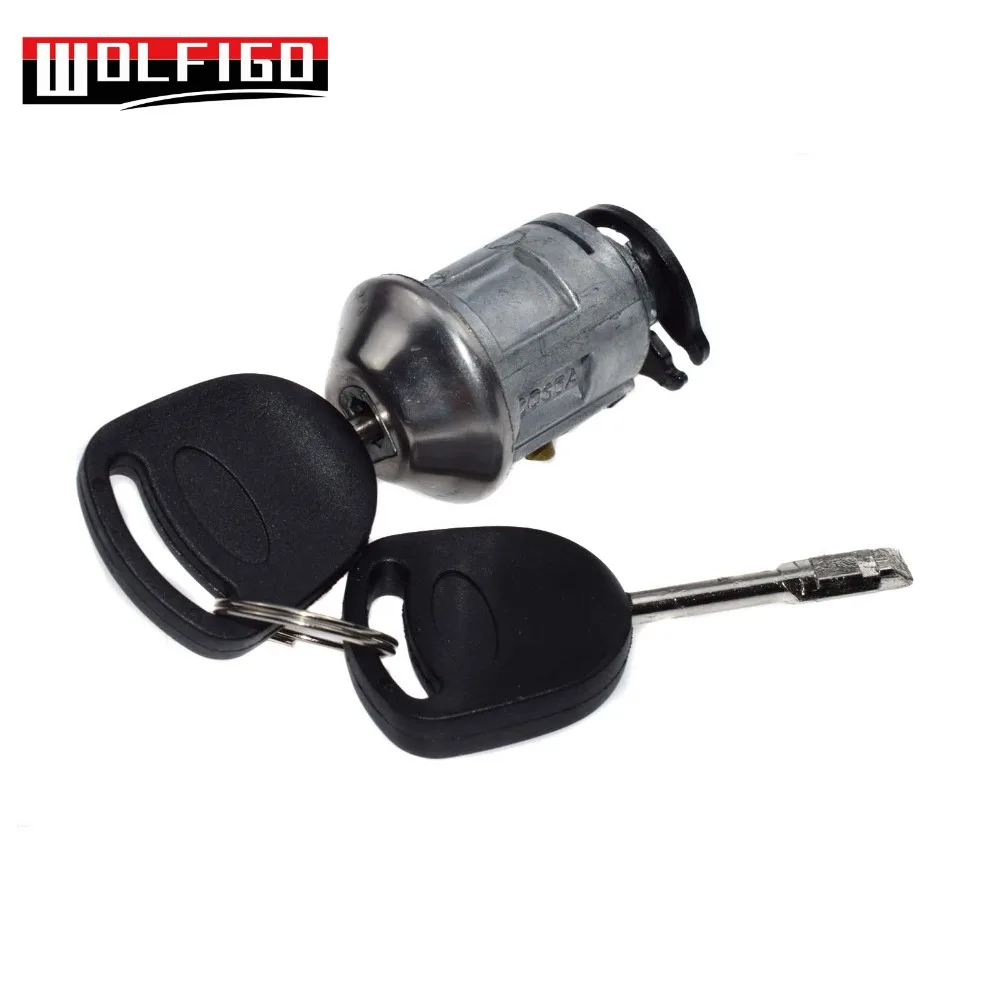 WOLFIGO Замок зажигания цилиндр для FORD TIBBIE ключ ESCORT FIESTA TRANSIT FOCUS 1022184