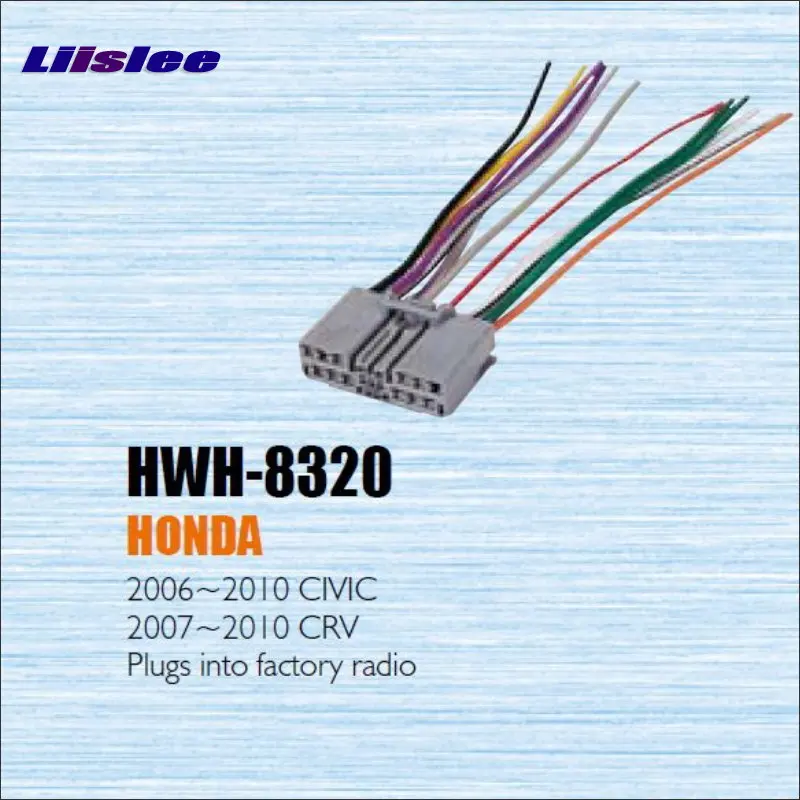 Liislee для Honda CRV C RV 2006 2010 Автомобильный CD DVD проигрыватель кабель питания