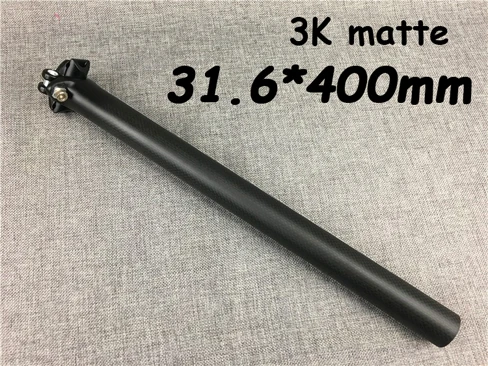 3K matte m Дорога/MTB углерода сиденья сообщения горный велосипед Подседельный штырь 27,2/30,8/карбоновые подушки безопасности 31,6 черный сиденье - Цвет: 3K matte m