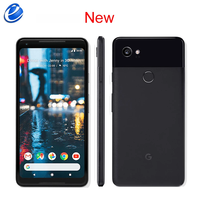 Разблокированный Google Pixel 2 XL 128G6. 0 ''дюймовый Восьмиядерный одноядерный sim 4G LTE Android мобильный телефон 4 Гб ram 64 Гб rom смартфон