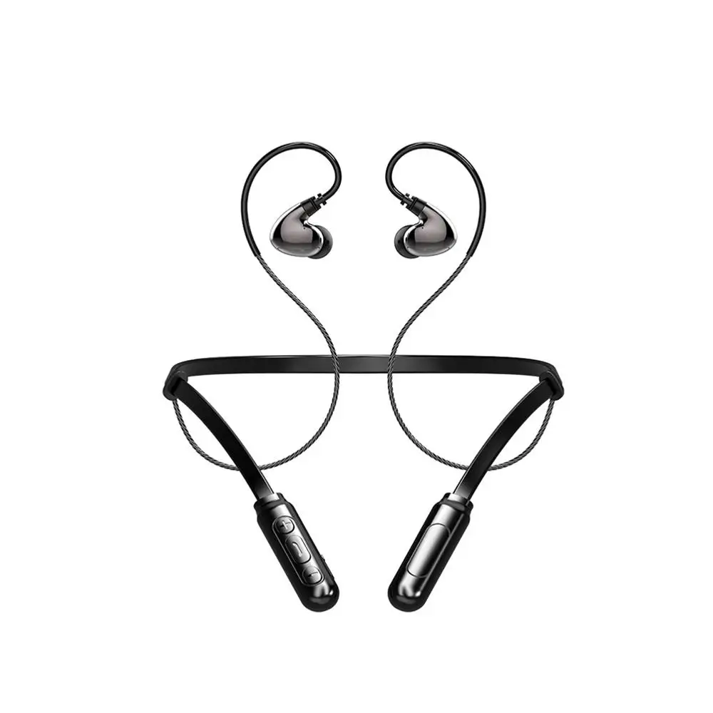 Лидер продаж Новые Bluetooth V5.0 Беспроводной наушники 3D стерео гарнитура с шейным