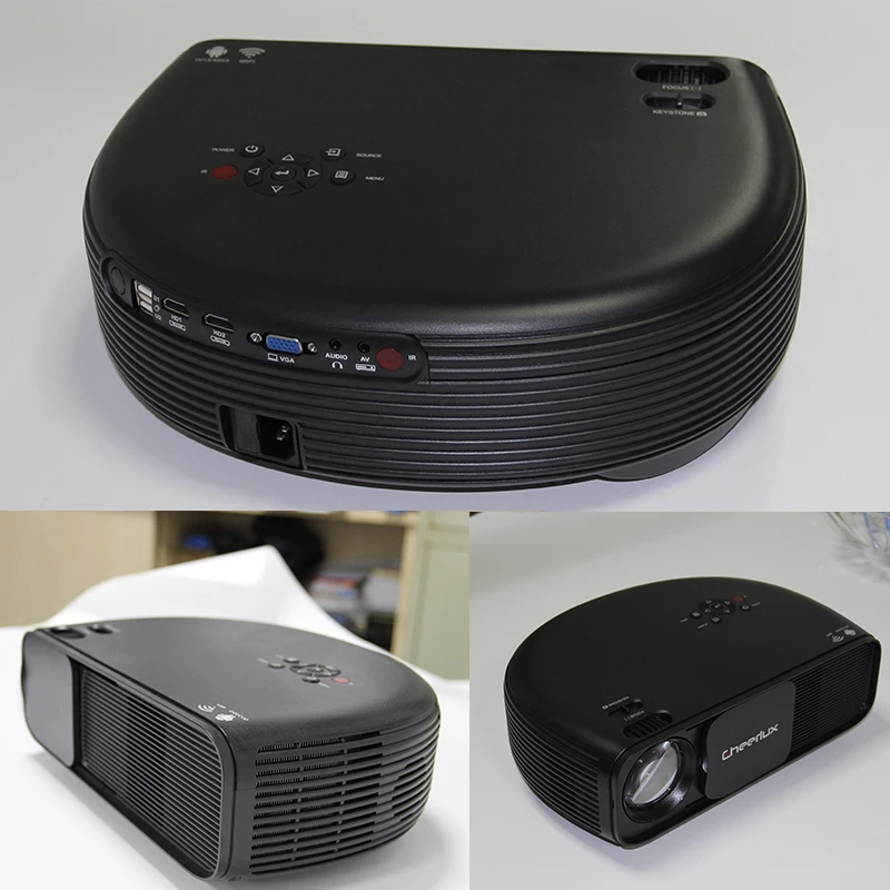 Everycom CL760 3200 люмен 1280*800 пикселей HD видео ТВ домашний кинотеатр Beamer Pico светодиодный