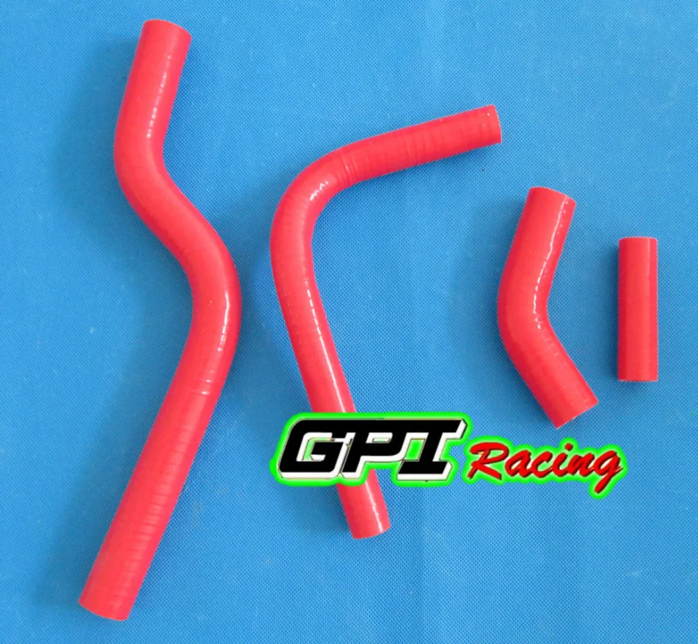 Силиконовый шланг радиатора GPI для KAWASAKI KXF250 KX250F KX 250F SUZUKI RMZ250 RMZ 250 2004 04 красный|suzuki