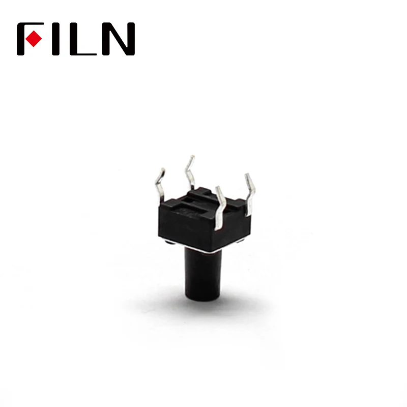 FL7 010 6 * 6J H9 50 шт. 6x6x9мм переключатель Такт кнопочный 12 В медный 4PIN DIP