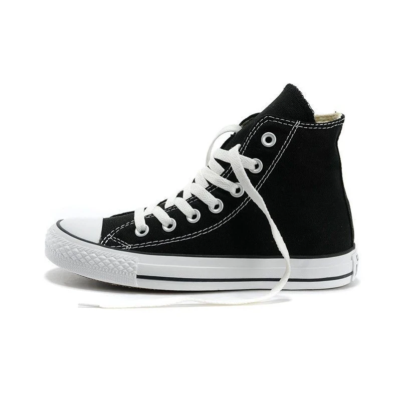 Новинка Оригинальные Классические парусиновые туфли Converse с высоким берцем обувь