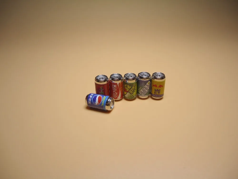 

Mini doll house accessories canned soft drinks decoration props