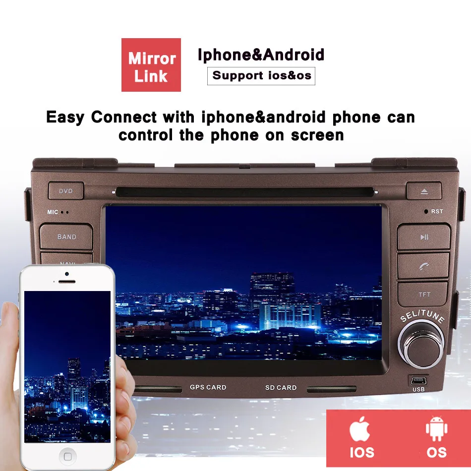 2 Din 6 &quotАвтомобильный GPS dvd плеер для Hyundai sonata 2008 2009 2010 3/4G Wifi USB Sd Радио RDS Ipod TV BT