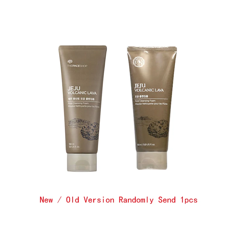 The FACE Shop Jeju вулканическая лава очищающая пена для пор 150 мл увлажняющее очищающее средство для лица Уход за лицом для удаления угрей, акне