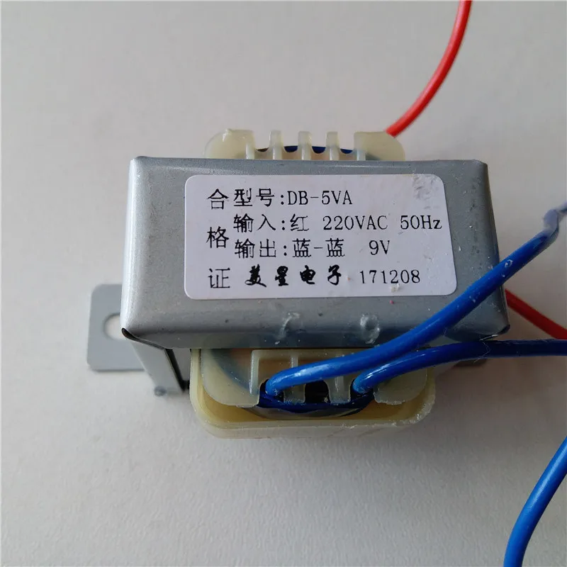 Трансформатор 6 в 7 5 В 9 12 15 18 24 36 40 220 трансформатор на входе EI41 5VA для платы
