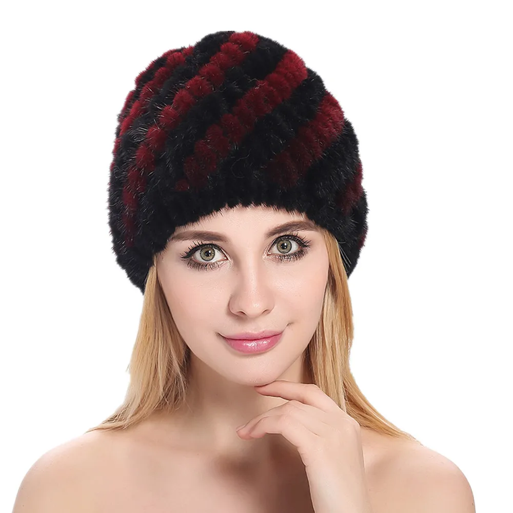 ZY84007 1 2016 женская зимняя Русская Шапка Arravid из натурального меха норки Модная