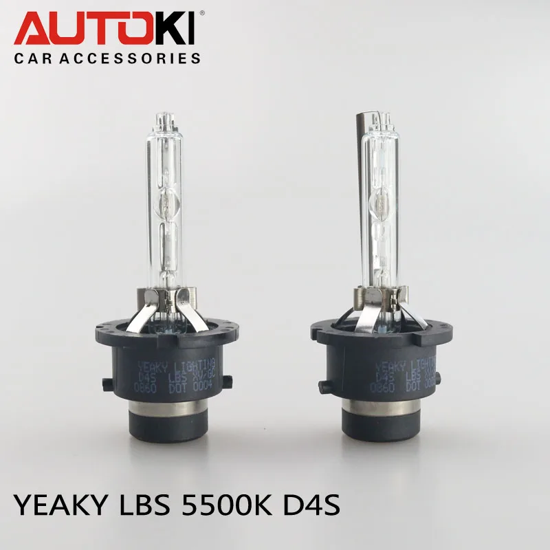 100% Оригинальные Сверхъяркие ксеноновые фары Autoki Yeaky LBS Series 35 Вт D2S D2H D4S 9005 H11 HID