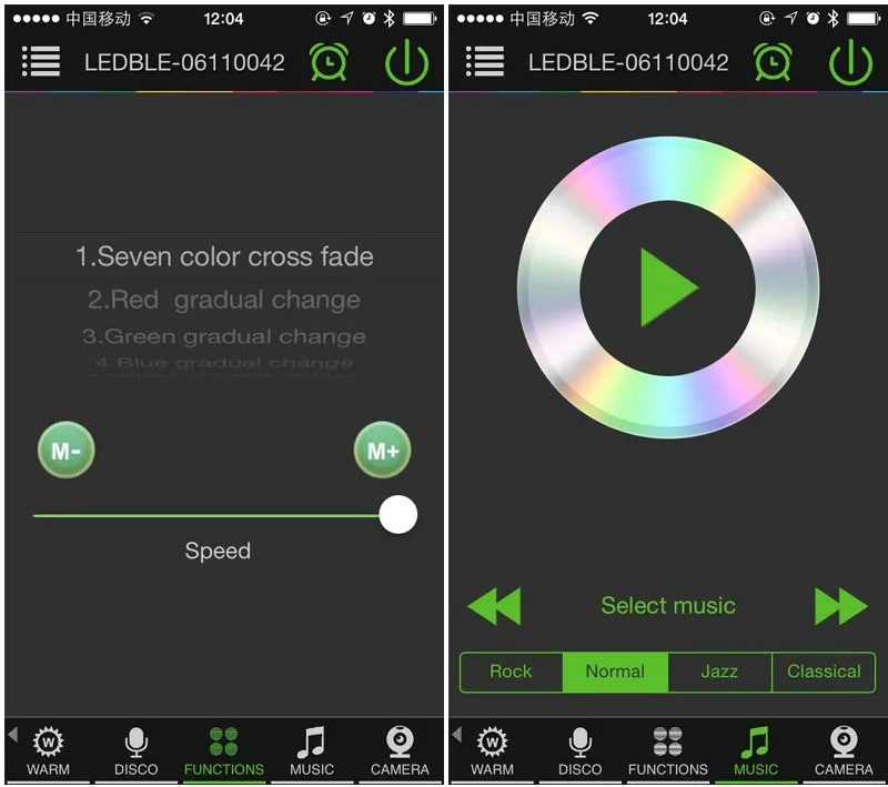 

2018 New 4.5W E27 RGBW led light bulb Bluetooth 4.0 mesh smart lighting lamp color change dimmable AC85-265V for home hotel ktv