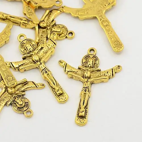 10 комплектов четки крест и центральный комплект для из бусин ожерелье сплава