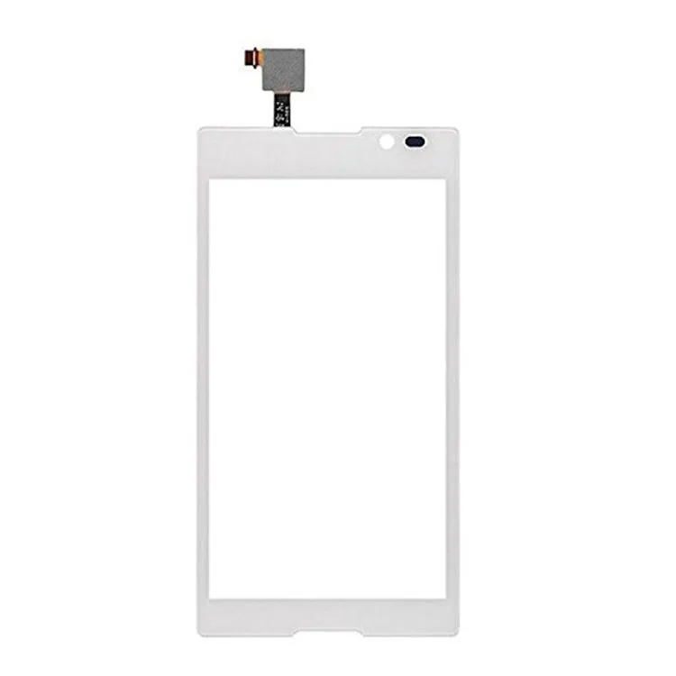 10 шт./лот белый сенсорный экран стекло дигитайзер для Sony Xperia C S39h C2304 C2305 S39c |