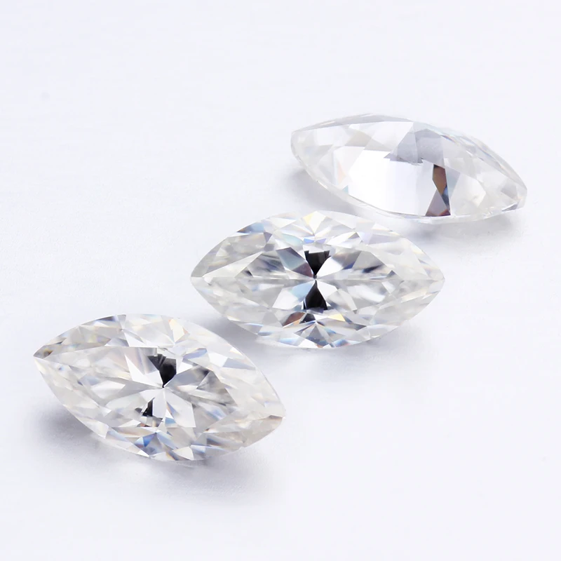 Moissanite Горячая продажа marquise 4*2 мм E/F ясность модные моиссаниты камни для ювелирных