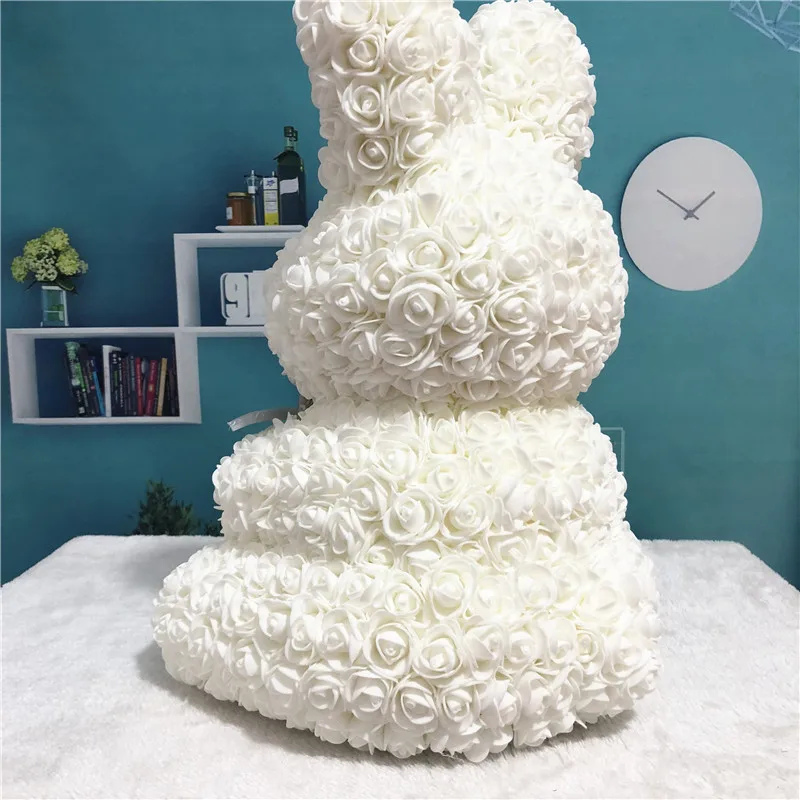 Valentine's Day Creative Gift 45cm White Rabbit Wedding Party Decoration Cartoon Girlfriend Dolls Present for kids | Дом и сад