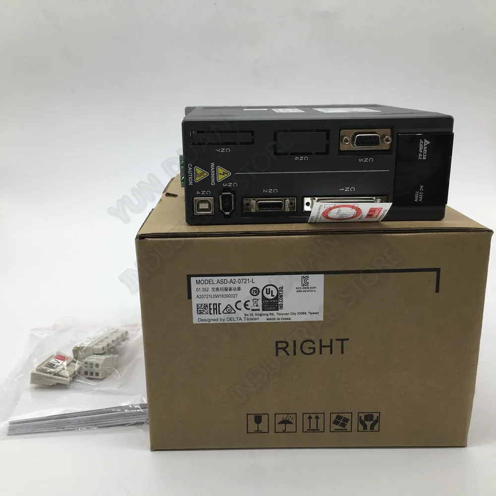Фото Новый Дельта A2 750W с тормозом 220V 2.39Nm 3000 об/мин NEMA32 80 мм ASD 0721 L ECMA C10807SS AC Новый Дельта A2 750W с тормозом 220V 2.39Nm 3000 об/мин NEMA32 80 мм ASD 0721 L ECMA C10807SS AC