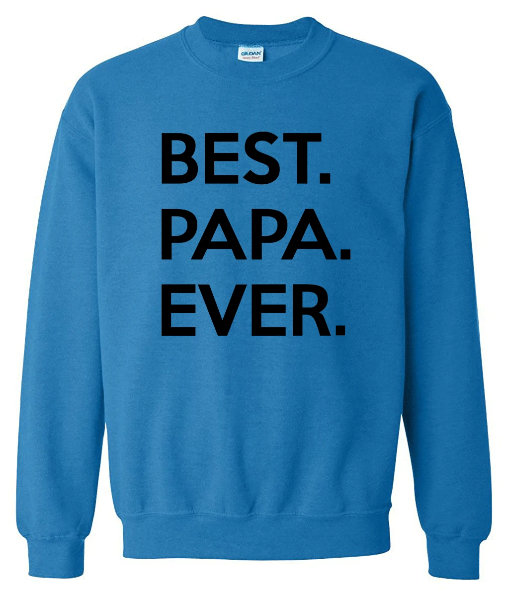 Модная мужская Спортивная Толстовка PAPA EVER 2019 флисовая Повседневная с круглым