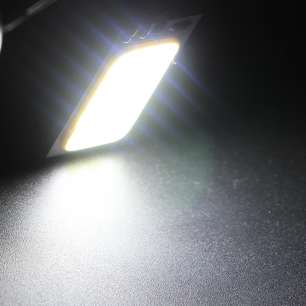 200 шт./лот белые COB 18 SMD Светодиодные панельные светильники 40 мм * 20 12 В с Festoon + T10