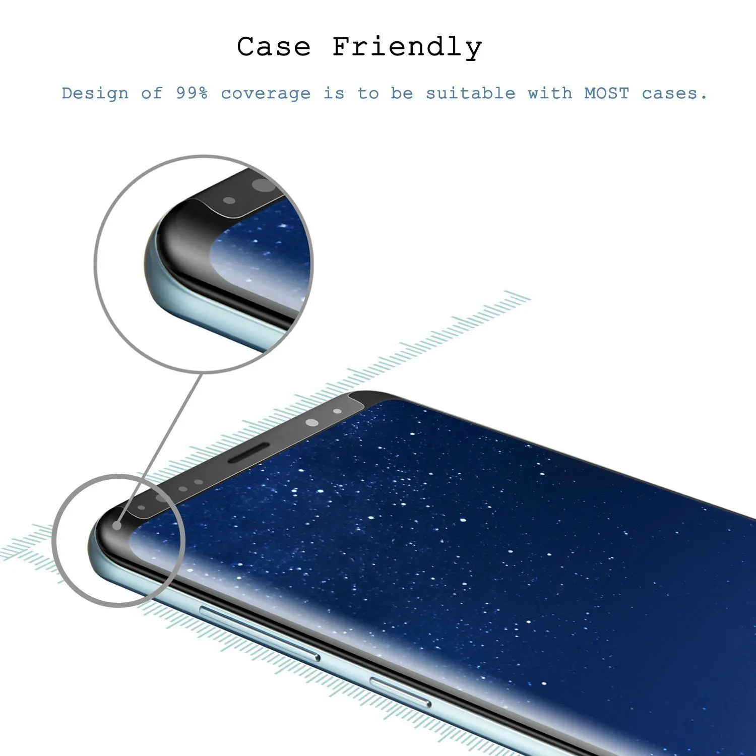 Для samsung Galaxy S8 S9 плюс Анти-шпион закаленное Стекло Экран протектор 9 H твердость 3D