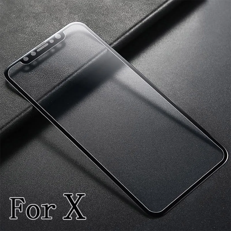 #001 Защита экрана для iPhone 7 стекло 3D 9H твердое закаленное 0 2 мм углеродное волокно